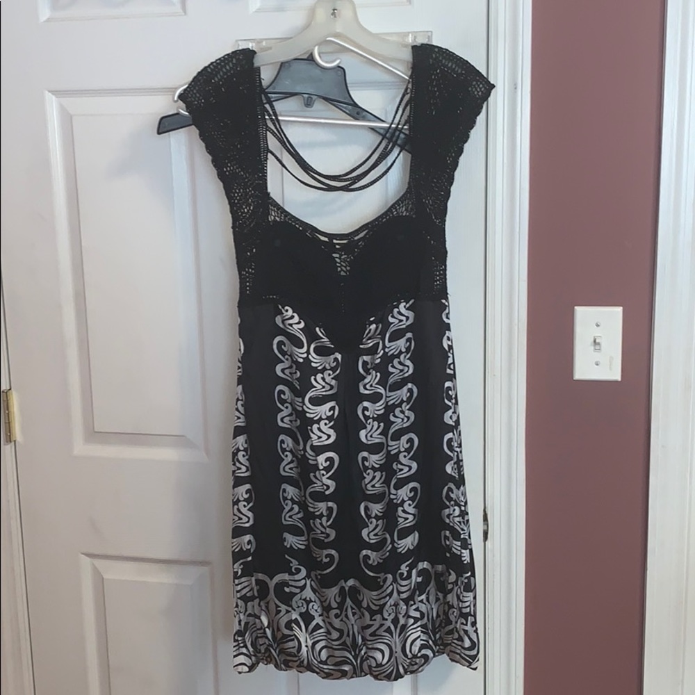 Crochet top dress